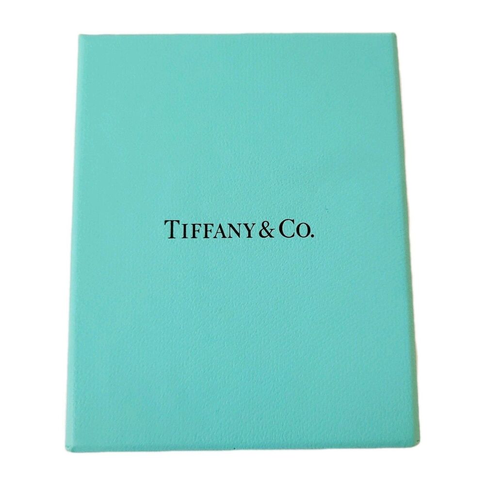 Authentic Tiffany & Co Blue Jewelry Gift Box Ring Necklace Storage
